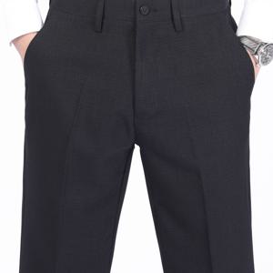 TEMU 남성용 플러스 사이즈 드레스 팬츠 (0XL-6XL) - 헤비듀티 논스트레치 포멀 & 비즈니스 바지, 웨딩, 오피스, 프롬용 테일러드 와이드 레그 핏 - 세탁기 사용 가능, 벨트 스타일 허리밴드 (탄성 없음) - 연장 길이 캐주얼 팬츠, 플러스 사이즈