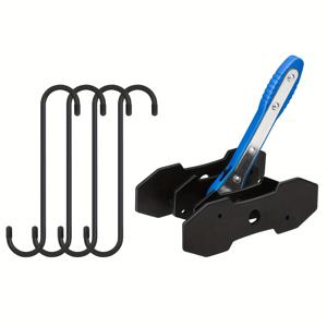 TEMU 스틸 브레이크 캘리퍼 프레스 툴 - 래칫 포함 - 자동차 브레이크 캘리퍼 피스톤 스프레더 - 360도 스윙, 이중 스틸 플레이트 포함 - 전문 디스크 브레이크 조정 세트