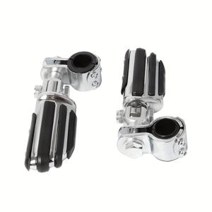 TEMU 하리, 혼다, 야마하, 데이비슨 스포츠스터 CVO 로드 킹 스트리트 글라이드 오토바이용 엔진 가드 클램프에 적합한 풋페그