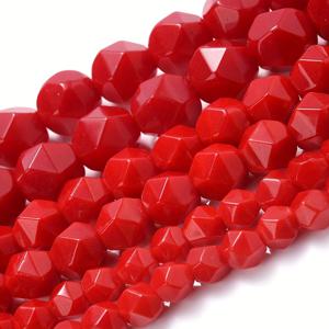 TEMU 피피트리 천연석 비즈, 레드 코랄 루즈 스페이서 비즈, 주얼리 만들기, DIY 팔찌 목걸이 공예 용품, 다양한 크기 (6mm/8mm/10mm)