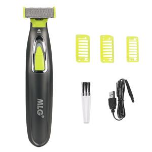 TEMU 휴대용 USB 충전식 전기 면도기 - 남녀 공용 전신 트리머, T자형 블레이드, 세척 가능, 수염, 겨드랑이, 다리, 가슴 제모용, 여행용 면도기