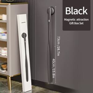 TEMU 1개 WMBOOX 자석 신발 뿔 & 풀러 - 헤비듀티 나일론 긴 손잡이 벽걸이형 자석 팁, 노인, 성인용 쉬운 그립 신발 보조기 - 가정용, 드레싱 보조, 선물 상자 포장에 적합 -