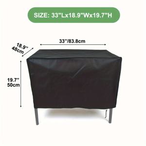 TEMU GasOne 호환 헤비듀티 블랙 2버너 캠프 스토브 커버 - 조절 가능한 끈 후드, 방풍 B-5000/B-4900, DL-60, DC-60LW, DH-280 & 유사한 휴대용 가스 스토브용 (가스 쿠커, 경량에 적합)