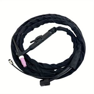 TEMU 8개 TIG 용접 건 키트 WP-26 용접 건 헤드, M16*1.5 너트, 5번 도자기 노즐, 1.6/2.4/3.2 텅스텐 전극 클램프, 3.2 가이드 바디, 짧은 캡, 긴 캡 포함