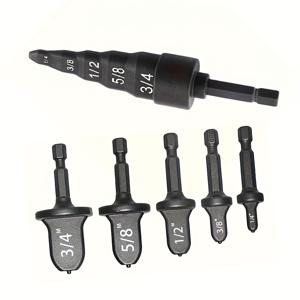 TEMU 1 세트 탄소강 플레어링 도구 세트 드릴, 페인트 도장된 구리 파이프 확장기, 에어컨 수리 플레어링 도구 키트, 조립 필요 없음