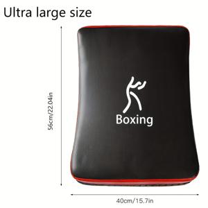 TEMU 고품질 PU 소재 사각형 두꺼운 곡선형 발목 타겟 패드, 가라테, 무술, 복싱, 무에타이, 태권도 훈련용 - 내구성 있는 타격 매트, 농구 보조 공으로도 사용 가능