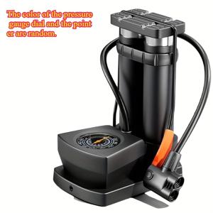 TEMU 야외 고압 차량용 에어 펌프, 휴대용 차량용 공기 주입기 (여행용), 스포츠 공 고압 팽창 펌프