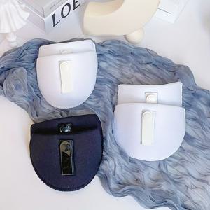 TEMU 1쌍/3쌍 대형 15mm 숨은 통기성 스펀지 어깨 패드, 블랙 & 화이트 고탄력 야켓 티셔츠 웨딩 액세서리용 미끄럼 방지 싱글 버클 어깨 패드, 입체 초슬림 숨은 쿠션, 내구성 좋은 탈락 방지 통기성 쿠션