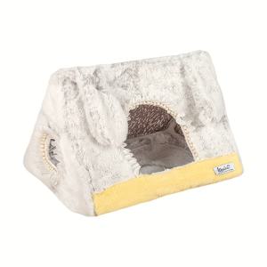 TEMU 햄스터 토끼 삼각형 토끼 플러시 긴 귀 토끼 하우스, 편안한 수면 침대, 개별 둥지 패드, 햄스터, 토끼 및 기타 소형 중형 동물에 적합, 아늑한 서식지, 토끼 침대, 토끼 은신처, 소동물 쉼터, 애완동물 은신처, 부드러운 애완동물 침대, 포근한 애완동물 하우스, 편안한 패딩, 쉬운 조립, 동물 수면 패드, 햄스터 애호가, 설치류 서식지