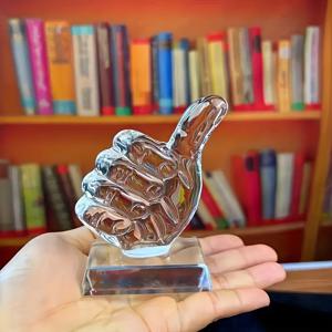 TEMU 손가락 트로피 - 집에 선물로 완벽한 작은 상을 받는 트로피입니다.