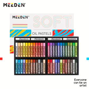 TEMU 미덴 소프트 오일 파스텔 세트: 48/72색 초보자 성인 교사용 - 미세한 필기 도구, 생생한 크레용으로 그림 그리기, 블렌딩 및 쉐이딩