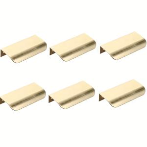 TEMU 3/6개 캐비닛 도어 핸들 옷장 무형 현대적 심플 고급 블랙 골드 미니멀 드로우러 손잡이