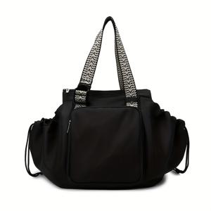 TEMU 피트니스 가방, 편리하고 다용도 휴대 방식, 부모 가방, 슈퍼마켓 쇼핑 및 여행에 적합, 대용량 및 확장 가능, 심플한 부모 가방, 피트니스 가방|슬링백|여행용크로스백