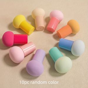 TEMU 스케치, 토피아리 및 페인팅용 공예 스펀지 브러시와 퍼프 세트 10개입, 수박 손잡이 포함, 스크랩북과 카드 만들기, 예술 프로젝트에 적합한 습식/건식 사용 가능