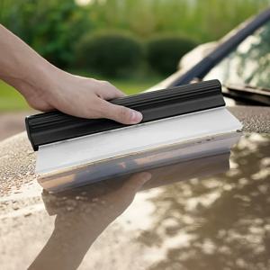 TEMU 자동차 세차용 특수 워터 스크레이퍼, 실리콘 앞유리 물 제거기, 더 큰 디자인으로 노력과 시간 절약, 무페인트 자동차 세척 도구