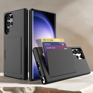 TEMU 폰 케이스: 갤럭시 S25 S24 S23 울트라 S25 S24 S23 플러스 S23FE S24FE A54 5G A34 5G용 창의적인 플립 카드 투인원 충격 방지 보호 케이스 지갑형 카드 홀더 슬롯 보호 케이스|카드지갑|폰케이스|지갑