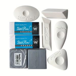 TEMU 1 박스 스케치 플랜 아트 지우개 (5 지우개 + 2 형성 지우개 + 2 초정리 지우개) - 드로잉 및 스케치용 고품질 열가소성 고무, 아트 용품 | 스케치 도구 | 내구성 있는 아트 소재, 연필용 지우개