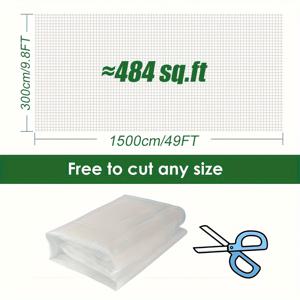 TEMU 초미세 메쉬 정원 보호망 - 과일 나무, 채소 및 블루베리 관목용 대형 화이트 나일론 식물 커버