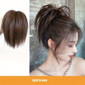 TEMU 업그레이드된 프로틴 필라멘트 워터폴 하프업 포니테일 가발 - 긴 머리, 걸리한 라이트웨이트 하이 번 클립과 스프레이 치킨 네스트, 빠른 헤어스타일링, 우아한 디자인, 자연스러운 느낌, 실키 질감, 뷰티 애호가와 패션 러버를 위한 여성용