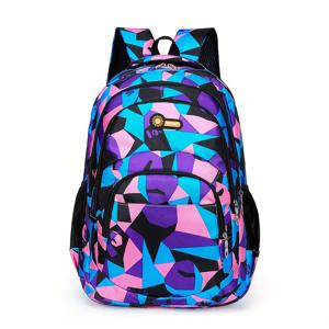 TEMU 남녀 모두에게 멋진 다기능 여행용 배낭, 대용량, 태블릿용 공간이 있는 가벼운 통근 학생용 가방, 조절 가능한 어깨끈, 폴리에스터 안감, 캐주얼한 변형 디자인, 여행용 배낭