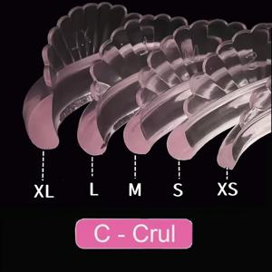 TEMU 5팩 자체 접착 속눈썹 컬러 패드 커버 - 멀티컬러 (핑크 & 클리어) 물방울 디자인, 접착제 불필요, 저자극성 및 민감한 피부에 안전한 라이트 베이지, 유럽 특수 시리즈 속눈썹 컬링 도구, 메이크업 액세서리, 컬링 효과 강화, 피부 친화적 소재