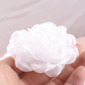 TEMU 2개/팩 핸드메이드 패브릭 메쉬 인조 장미 - 리얼리스틱 시뮬레이션 플라워, DIY 웨딩 드레스 데코, 헤어 클립, 여름 데이 & 어머니날 액세서리, 부케 소품, 반짝이는 마감, 섬세한 꽃잎 디자인