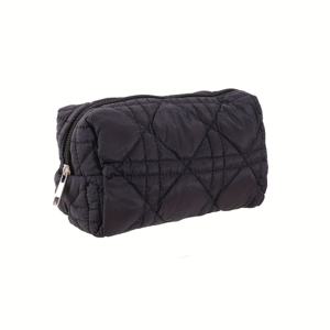 TEMU 1개 부드러운 소재 필통 - 대용량 싱글 레이어 정리함, 지퍼 클로저, 파스텔 컬러 & 블랙 옵션, 사무실 및 여행 필수품 보관 가방 - 학생과 전문가를 위한 내구성 있는 수납백