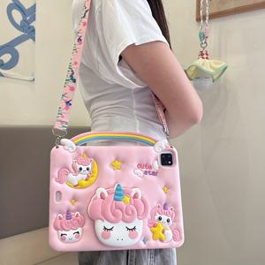 TEMU 삼성 태블릿 Tab A7/A8/A9/A9+용 풀 보호 케이스, 낙하 방지 기능 포함