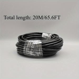 TEMU 10/ 20/ 30/ 50m 블랙 PE 정원 호스 압력 저항형 5/8mm 드립 관수 파이프 물주기 도구 키트 특수 액세서리