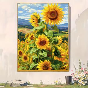 TEMU 1pc 필드 캔버스 프린트, 16x24인치 나무 포스터 프레임, 수직 디자인, 직사각형 벽 예술, 프레임리스, 가정, 침실 또는 사무실 장식에 이상적, 휴일 선물, 장식에 완벽한 선물