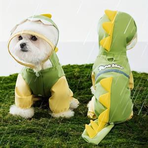 TEMU 애완용 공룡 의상 - 쉬운 슬립온/버튼 디자인, 고품질 (소형, 중형, 대형, 초소형 강아지 & 고양이용) - 그린 & 옐로우 공룡 슈트, 할로윈, 사진 촬영, 일상 놀이용 - 내구성 폴리에스터 애완동물 옷, 공룡 테마 파티 장식, 날씨 방수 코디, 딱 맞는 핏, 동물 캐릭터 의상, 고양이 애호가를 위한 녹색 및 노란색 드레시