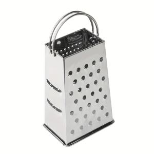 TEMU 스테인리스 스틸 4면 박스 강판 - 주방용 1개 다기능 두꺼운 치즈 야채 강판, 미끄럼 방지 손잡이가 있는 감자 슈레더