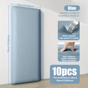 TEMU 10개 세트 3D 벽 스티커, 19.69