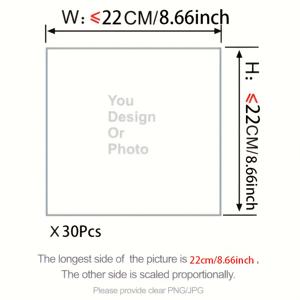 TEMU 15/30/60/100개 맞춤형 비닐 열전사 스티커 - 디자인 또는 사진으로 개인화, DIY 핫 스탬핑 스티커, 티셔츠, 베개, 의류에 적합. 흰색 비닐 소재로 제작되어 의류 및 홈 데코 커스터마이징에 완벽, 휴일 선물, 가족 선물, 연인 및 친구 선물로 추천