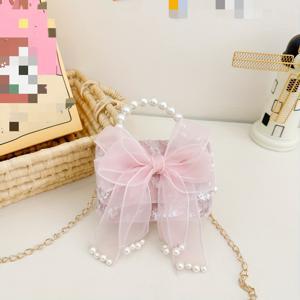 TEMU 여성용 핑크 숄더백 - 우아한 크로스바디 파티 클러치, 내구성 있는 폴리에스터 핸드백 (웨딩, 정장 행사, 일상 사용), 고급 여름 가방, 여성 액세서리, 반짝이는 마감, 패셔너블 클러치, 스타일리시한 여성용