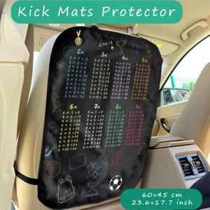 TEMU 독일 교사 디자인 수학 패턴 (더하기/곱셈표, 기호) 자동차 시트 백 프로텍터 - 고품질 스크래치 방지 표면, 대부분의 차량(SUV, 트럭)에 적합 - 앞좌석 또는 뒷좌석 보호 - 쉬운 설치 및 청소, 홈스쿨링 가정 및 학생용, 여행 액세서리, 재미있는 일러스트레이션, 내구성 있는 원단