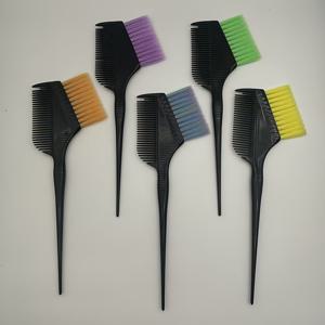 TEMU 염색용 빗 5개 세트, 컬러 염색 브러시, 미끄럼 방지 손잡이, 헤어살롱 및 가정용