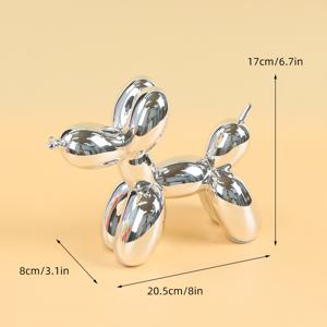 TEMU 북유럽 스타일의 고급 풍선 개 장식품, 코팅이 되어 있으며, 세 가지 색상으로 제공됩니다. 거실 TV 캐비닛 또는 테이블 탑을 장식하기에 완벽합니다. 레진으로 제작되어 작은 집 액센트로 적합하며, 친구에게 집들이 선물로 이상적입니다.