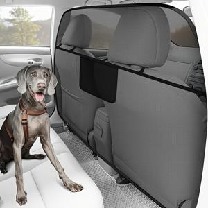 TEMU 강아지 차량 안전망, 크기 155*97Cm/61.02*38.19In, 차량 뒷좌석 및 트렁크에 적합. 긁힘 방지 강화 재질로 제작되었으며 넓은 범위의 보호를 제공하며 대부분의 차량 모델과 호환됩니다. 사용 가능.