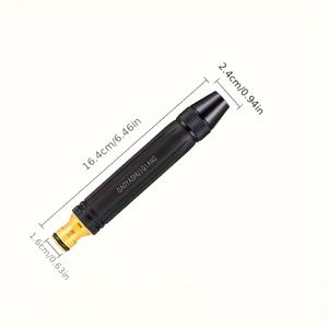 TEMU 1개 고압 워터건, 360° 회전 스프레이 노즐, 3가지 분사 모드 (강력 제트/스트림, 넓은 분사, 미스트) - 차량 세차, 정원 가꾸기, 애완동물 목욕, 바닥 청소용 유연 호스 - 가정, 자동차 및 반려동물 관리에 이상적, 에르고노믹 디자인, 내구성 강화, 미스트 스프레이어, 홈 클리너