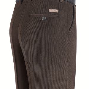 TEMU 남성용 캐주얼 코듀로이 팬츠 - 브라운, 미드라이즈, 레귤러 핏, 폴리에스터 혼방, 겨울 스타일, 캐주얼 의상에 편안하고 스타일리시, 편안한 의류 | 미드라이즈 팬츠 | 폴리에스터 혼방 팬츠, 두꺼운|냉장고바지|남자바지|바지