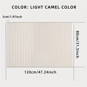TEMU 1개 대형 펠트 벽 타일 - 소음 감소 폴리에스터 원단 게시판, 두꺼운 수직 줄무늬 펠트 보드, 사각 디자인, 사진, 메모 및 모듈러 벽 시스템에 완벽함, 부드러운 보드 대체품 | 장식용 펠트 보드 | 내구성 있는 펠트 타일, 거실 벽 장식 타일, 보너스 푸시핀과 접착제 포함