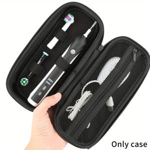 TEMU 오럴-비 프로 1000, 2000, 3000, 3500 및 필립스 소닉어 4100 전동 칫솔용 여행 파우치 (케이스만)