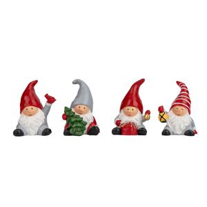 TEMU 크리스마스 엘프 장식 세트 4개, 레진 엘프 조각품 크리스마스 선물 및 홈 데코, 창가, 벽난로, 책상, 식탁, 거실에 완벽한 장식품