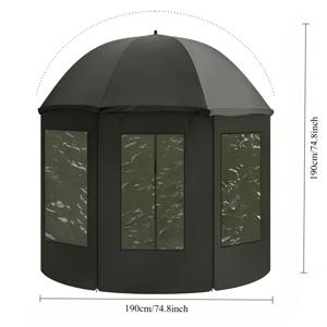 TEMU 대형 창문 풀 커버리지 낚시 파라솔 - 휴대용 야외 햇빛 가리개, 수동 기울기, 내구성 좋은 나일론 & 철제 프레임, 낚시, 캠핑, 해변, 뒤뜰용 그린 모던 디자인 - 손세탁만 가능, 낚시 파라솔, 해변 그늘, 스타일리시 그늘, 튼튼한 구조, 그늘 솔루션, 캠핑객 및 하이커, 캠핑 그늘, 경량 그늘, 내후성 그늘, 그늘 캐노피