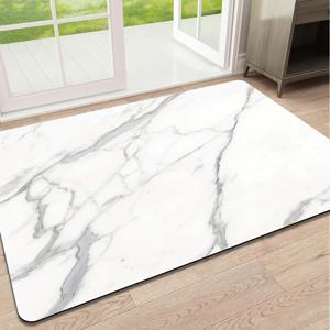 TEMU 1개 블랙 앤 화이트 대리석 고화질 프린트 커피 머신 흡수 매트, 내구성 있는 규조토 테이블 매트 - 다기능 주방 카운터 식기 건조 패드, 고무 백킹, 빠른 건조 및 쉬운 청소, XL/XXL - 주방 카운터탑, 커피 바, 식탁, 홈 액세서리, 침실 장식, 크리스마스 장식에 적합