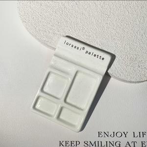 TEMU 네일 팔레트 - 레진 방수 처리 - 전문가용 정리함, 누수 방지 쉬운 세척 표면, 멀티 컴파트먼트 혼합 트레이, 네일 폴리쉬, 메이크업 워터컬러 마블링용 - 홈 & 살롱 사용, 스타일리시한 디자인, 견고하고 내구성 강함, 메이크업 필수 아이템