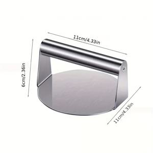 TEMU 헤비 듀티 논스틱 버거 프레스 몰드 - 헤비 듀티 합금강 구조, 논스틱 표면, 가정, 레스토랑, BBQ, 그릴, 주방용 - 간편한 세척 디자인, 레스토랑 장비, 내구성 좋은 주방용품, 홈쿡