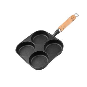 TEMU BANGRUI 헤비듀티 주철 사각형 그릴팬, 논스틱 표면 - 3단계로 나뉘는 그리들, 인덕션용 호환성 있는 조리기구, 균일한 열분배 & 불고기 및 볶음에 적합한 코팅 - 스테이크, 버거, 팬케이크, 달걀을 위한 완벽한