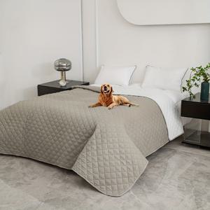 TEMU 2025 신제품 대형·중형·소형 강아지용 - 헤비듀티 쉬운 세척/야외 펫 매트, 그리드 패턴, 내구성 & 쿠션 기능, 차량 여행 및 동물병원 방문용